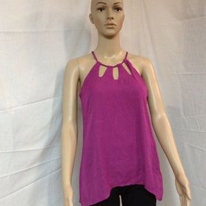 Velucci Sleeveless Orchid Color Top Size Small